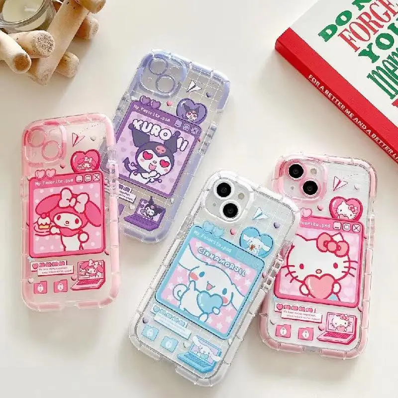 Sanrio Luminous Cartoon Kawaii Animal Apple 11 pre iPhone12/13Pro Max Mobile Pase XS Max