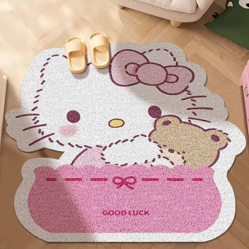 Sanrio Mat Non Slip Carpets Hello Kitty Kúpeľňa Voda Absorpcia proti klznej podlahovej podlahovej rohoži odolná