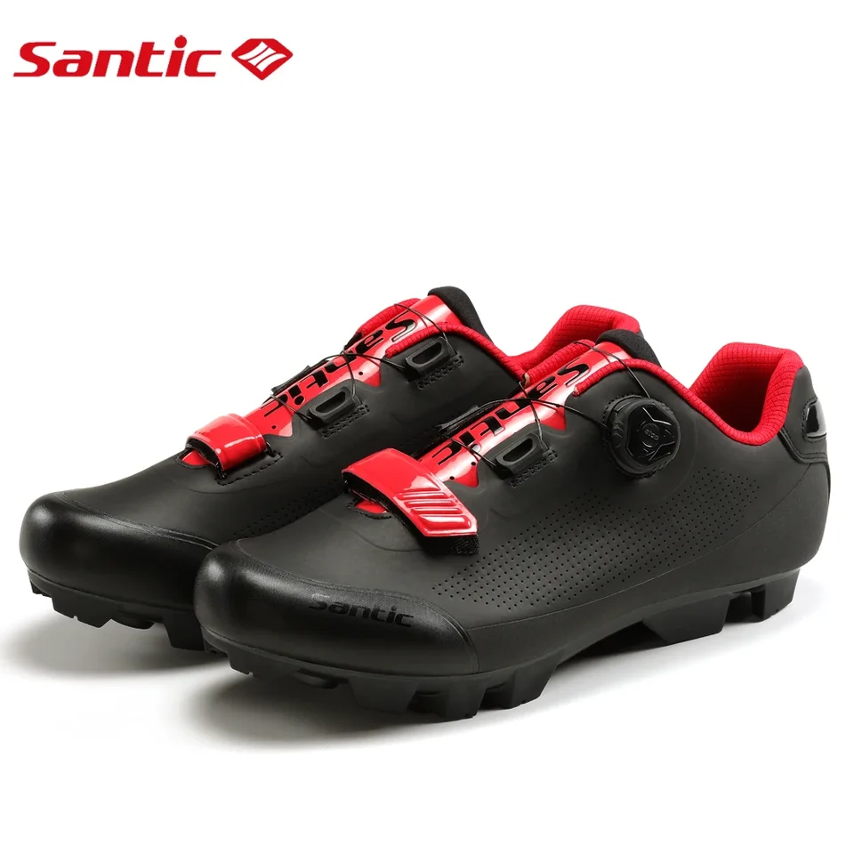 SANTAN CYCLING MTB Lock topánky Outdoor Riding Sports Mountain Bike s zámkami Pohodlné priedušné cyklistické tenisky Unisex