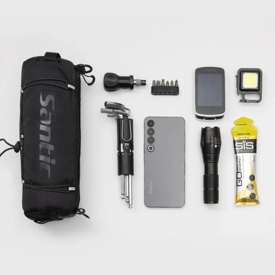 Santic Cycling Bag Road Mountain Bicykel Multifunkčný vodotesný vrecko na riadidlá