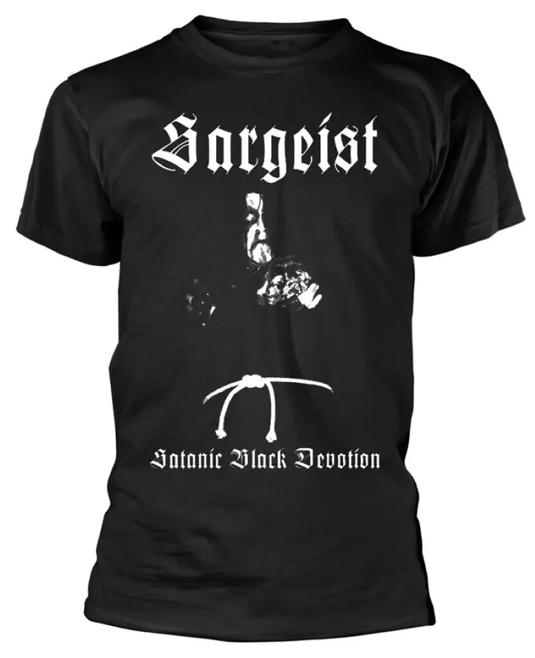 Sargeist satanský čierny oddanosť tričku nový úradník