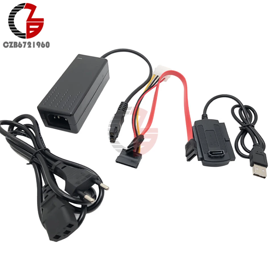 SATA Pata IDE Drive na USB 2.0 Adaptér prevodník káblového konektora pre disk pevného disku HDD 2.5 