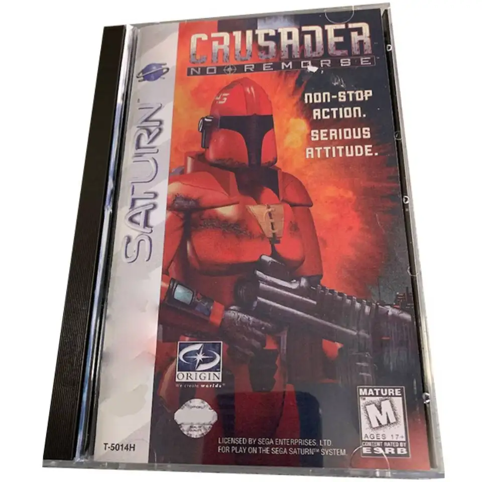 Saturn Copy Disc Game Crusader s manuálnym odomknutím SS Console Game Optical Drive Retro Video Direct Reading Game
