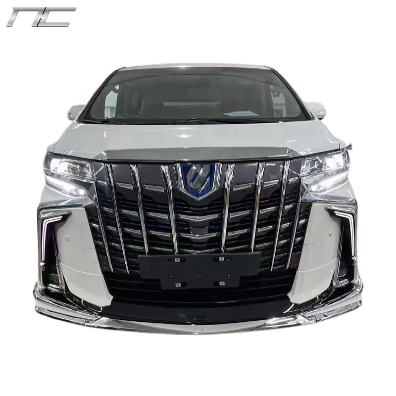 SC Modellista Style Bodekit s prednou lampou pre kapucňu pre Toyota Alphard/Vellfire Body Kit 2008-2014 Aktualizácia k súprave 2018+
