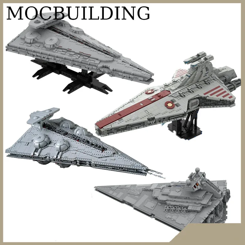 Scifi Destroyer Space Movie Mocbuilding Blocks Bricks Display Model Construction Toys Vianocový darček