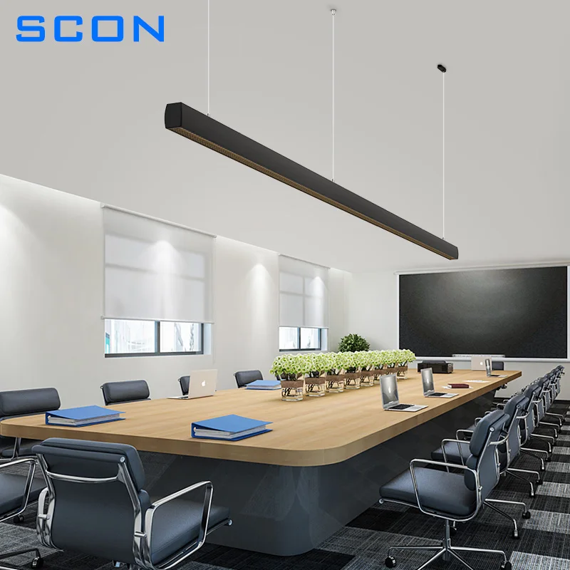 Scon Minimalistická reštaurácia LED prívesok Svetlá jednoduchý štýl Moderná jedáleň stolové lampy Office dlhý barový stôl Lustrové svetlo