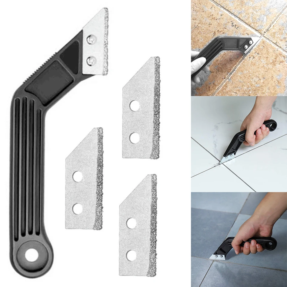Scraper Tought Tiling Nástenná podlahová podlaha dlaždice na stenu kĺb s 3 lopatkami pre odstraňovač čistiaceho prostriedku na čistenie dverí