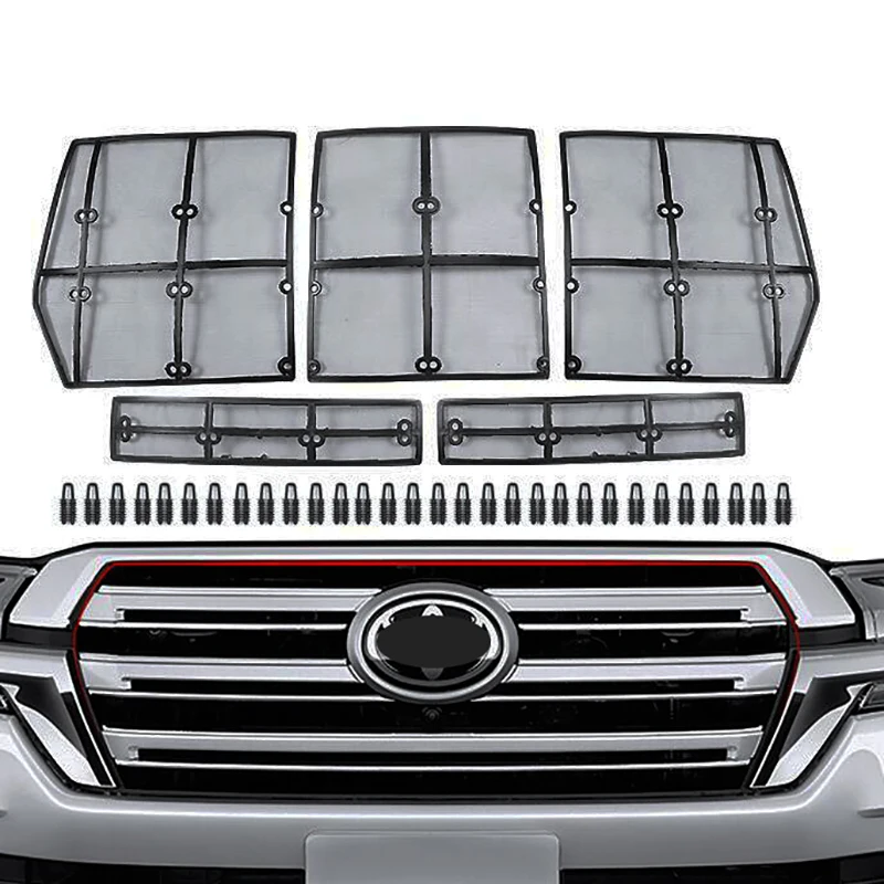 Screening Screning Screning Screening Strieda prednej mriežky Vložka Net pre Toyota Land Cruiser 200 LC200 FJ200 2008-2012 2014 2015 2016 2017 2017 2018 19