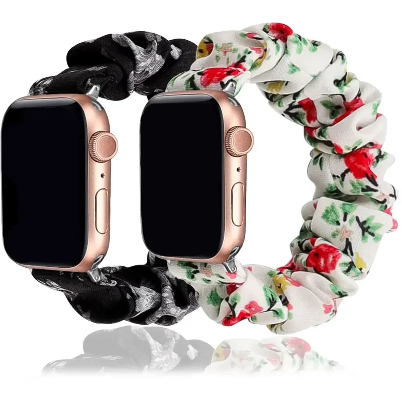 Scruchy popruh pre Apple Watch Ultra Band 46 mm 49 mm 45 mm 41 44 mm 42 40 mm tkanina nylonový remienok Iwatch SE 10 9 4 5 SE 6 7 8