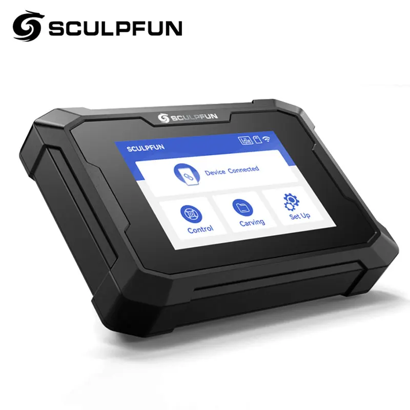 Sculpfun TS1 laserový ryšík na dotyk 3,5-palcový regulačný terminál v reálnom čase používaný s aplikáciou Sculpfun pre väčšinu lasera