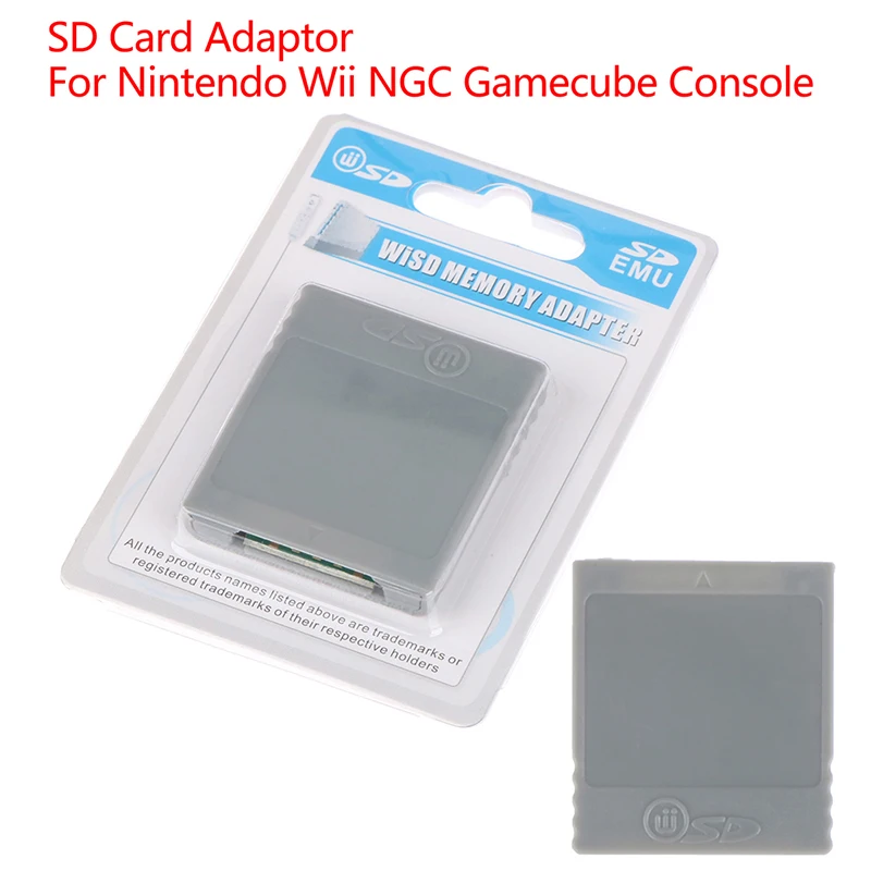 SD Flash Wisd Pamäťová karta adaptéra prevodníka adaptéra kariet pre Nintendo Wii NGC GameCube Console