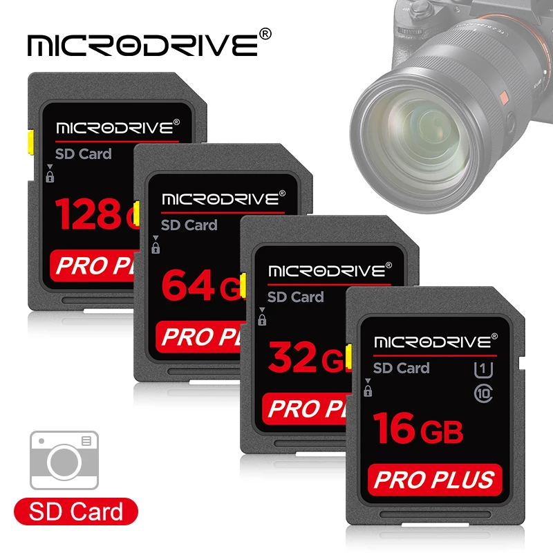 SD karta 16 GB 32 GB vysokorýchlostná trieda 10 Pamäťová karta 64 GB 128 GB 256 GB Carte SD SDHC/SDXC Flash USB Stick SD karty pre fotoaparát pre fotoaparát