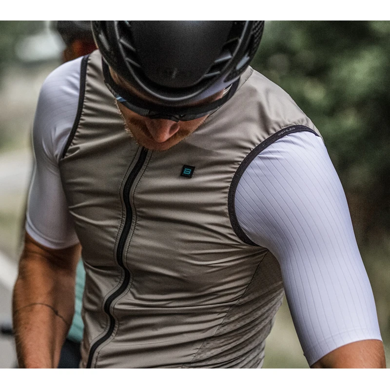 SDIG 2024 Muži Windbreaker Cycling vesty bez rukávov bez rukávov odolný cyklistický dres MTB Road Bike Tops Gilet Windproof Cycling Clothing