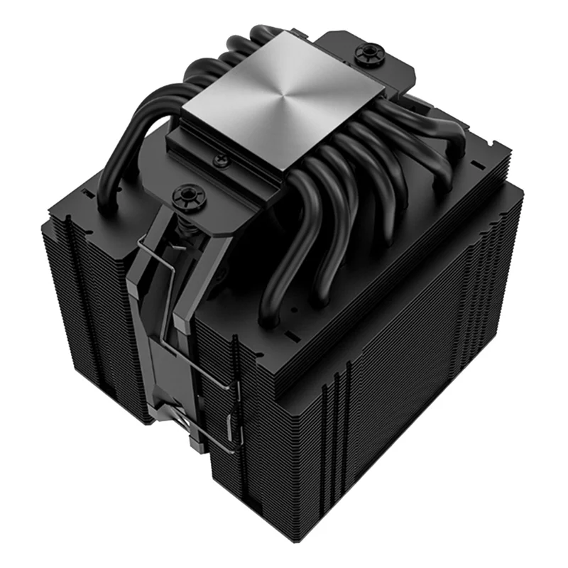 SE-207-X Slim Black 7 Tepelné pipes ITX chladiaci CPU chladič duálny ventilátor chladiča chladiča pre AMD 1700 AM4 2011