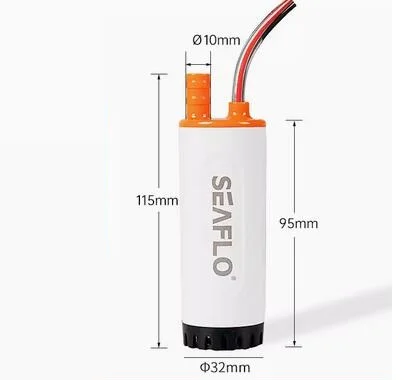 Seaflo RV 12V 21L SFSP1-L021-02 Mikro prenosné auto namontované malé ponorné čerpadlo
