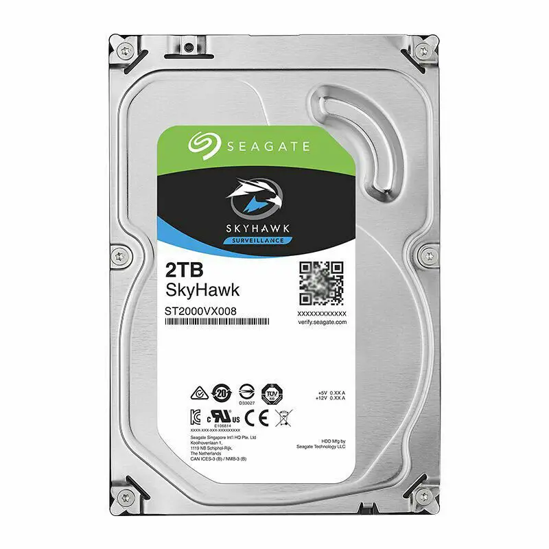 Seagate Internal Skyhawk HDD 2TB ST2000VX008 Video sledovanie pevného disku Drive 3,5 