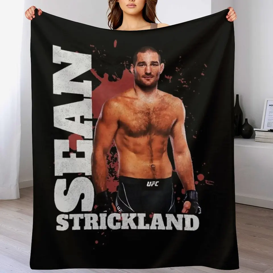 Sean Strickland Fighter hodí deka anime pre bábätká prikrývky