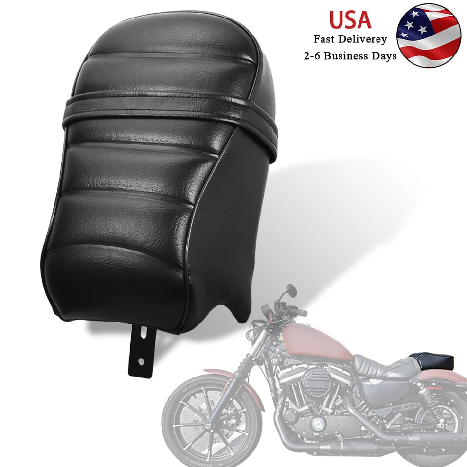Sedadlo pre cestujúcich čierne pre Harley Davidson 2016-2022 Sportster Iron 883 XL883N Modely