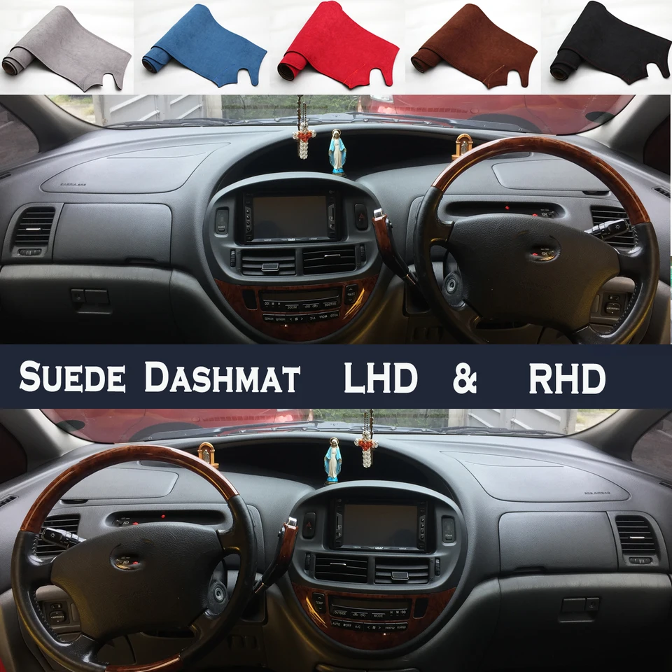 SEESLING DASLING SEESE DASK MAT pokrýva príslušenstvo pre ochranu podložky DASHMAT DASHBOAT PAD DASKBOAR PAD DASKBOAR PADSPORD PRE TOYOTA PREVIA PREVIA 2001 2002 2003 2004 2005
