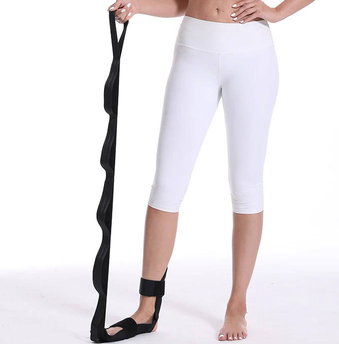 Segmentálne nastavenie asistované natiahnuté nohy rehabilitačné výcvikové nohy a nôh napínajúca kapela Yoga Stretching Band