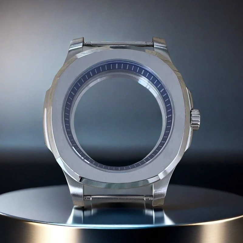 Seiko Mod NH35 Aquanaut Steel Watch Case s vnútorným tieňovým zafírovým sklom pre Pánske módne hodinky NH35
