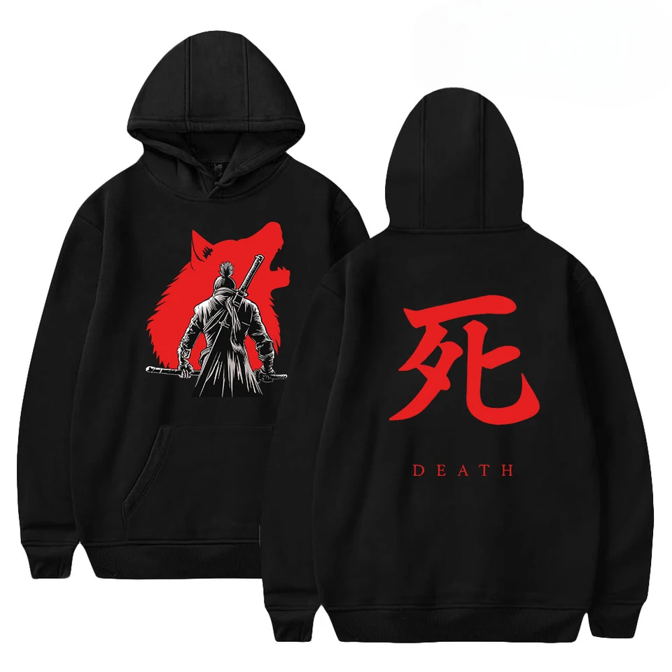 Sekiro Shadows Die Twice Funny Hoodie Hip Hop Grafická mikina poleron hombre unisex streetwear harajuku tracksuit y2k oblečenie