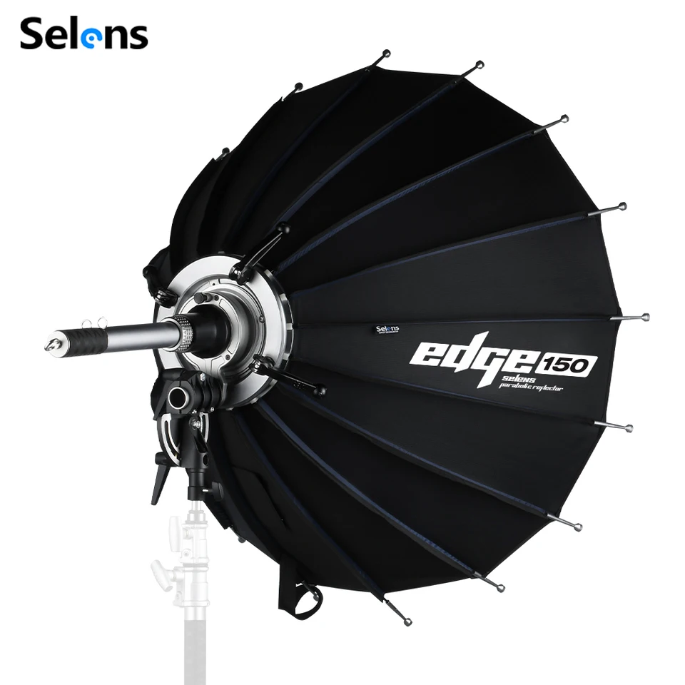 Selens Parabolic Reflex Soft Soft Umbrella Studio Lighting Light dáždnik s veľkým difúzovým krytom
