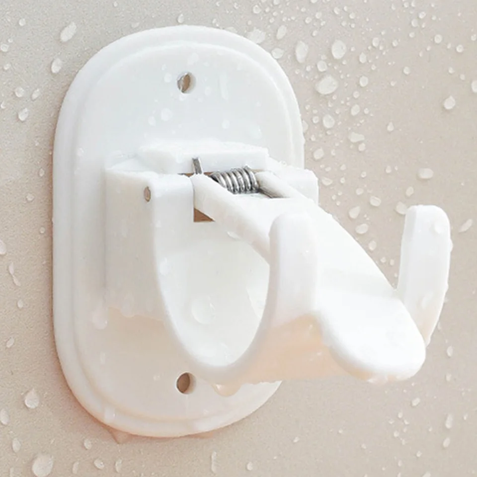 Self Adhesive Curtain Rod Ranger Žiadny vŕtací necht na nechty zadarmo nastaviteľné záclony tyče Háčiky pre kúpeľňu spálňa obývacia izba kuchyňa