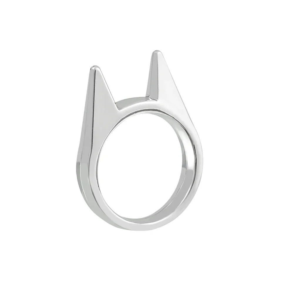 Self-Defense Rings for Women Man Metal Multifunkčný kĺbový mačkový tvar uší útok Rings Rings Darcify Applysfle Girlfuls Gifning Darček