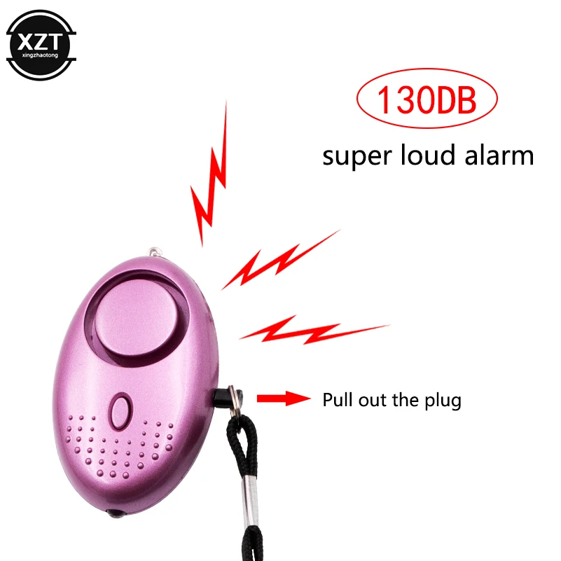 Self-obrana alarm 130db anti-vlk dievča Detské ženy Bezpečnosť ochrana osobnej bezpečnosti krik