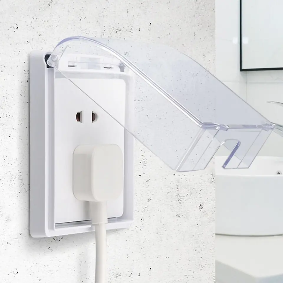 Self-útulný ochranca zásuvky pre deti bezpečnosť 86 Typový prepínač Ochranný kryt Elektrický kryt elektrickej zásuvky napájací vývod škatuľky