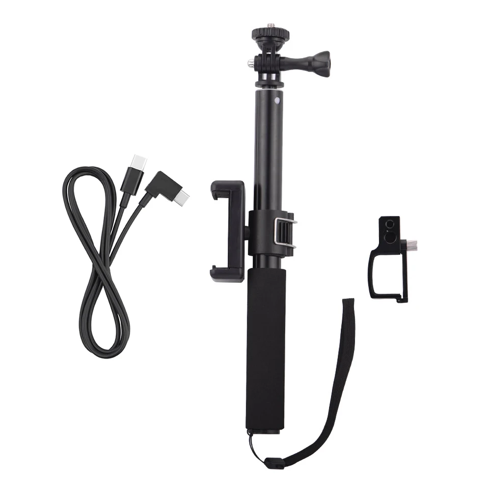 Selfie Stick for Dji Osmo Pocket 2 Ručné kábel Gimbal stabilizátor pre pól predlžovacej sponky typu C Type-C Type Clip