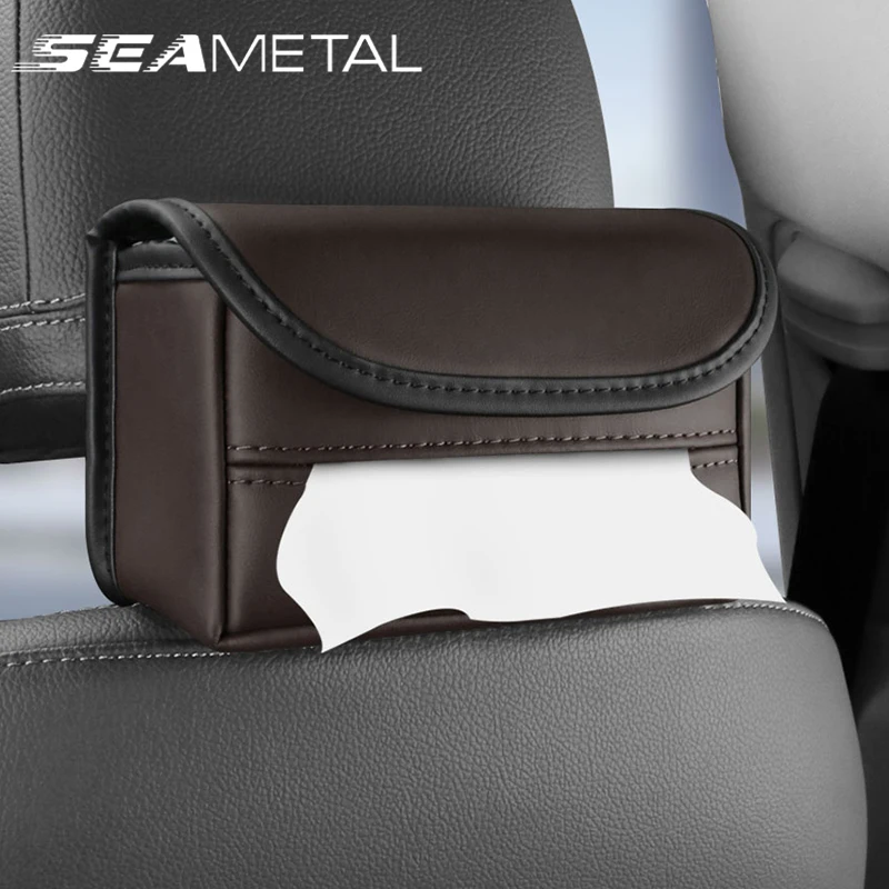 SEMETAL AUTOPNODNÁ TAPELA VLASTNOSTI Vnútorné automatické sedadlo Tissue Box Univerzálny držiak na tkanivo zavesenie sedadla Automatické príslušenstvo