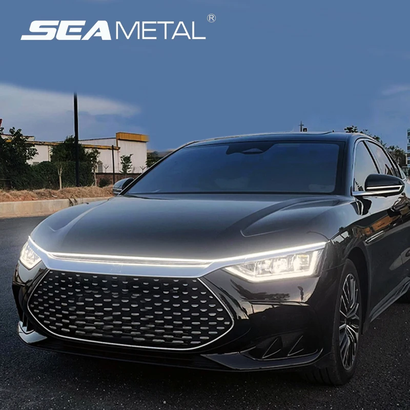 SEMETAL SCAN SLEPTING CAR HOOW Svetlo pás Denná lampa vodotesná automatická rezačka svetlá dekoratívnej okolitej neónovej lampy 12V