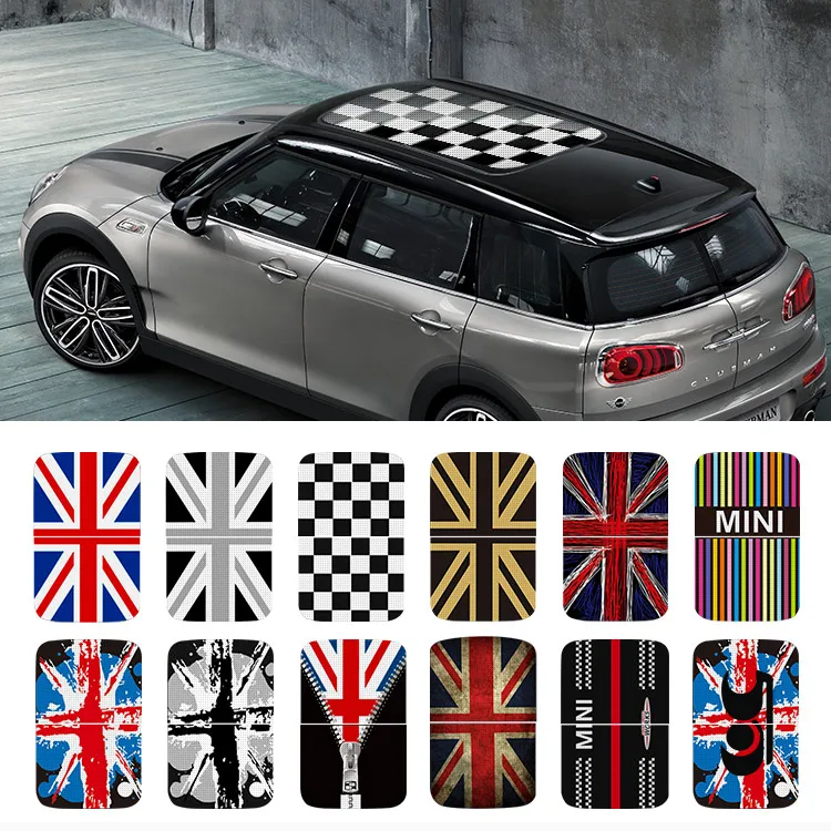 Semitransparent PVC Car Strešné nálepky na strešné okno STYLING STYLING pre Mini Cooper JCW F55 F56 F57 F60 R55 R56 R57 R58 R59 R60 R61