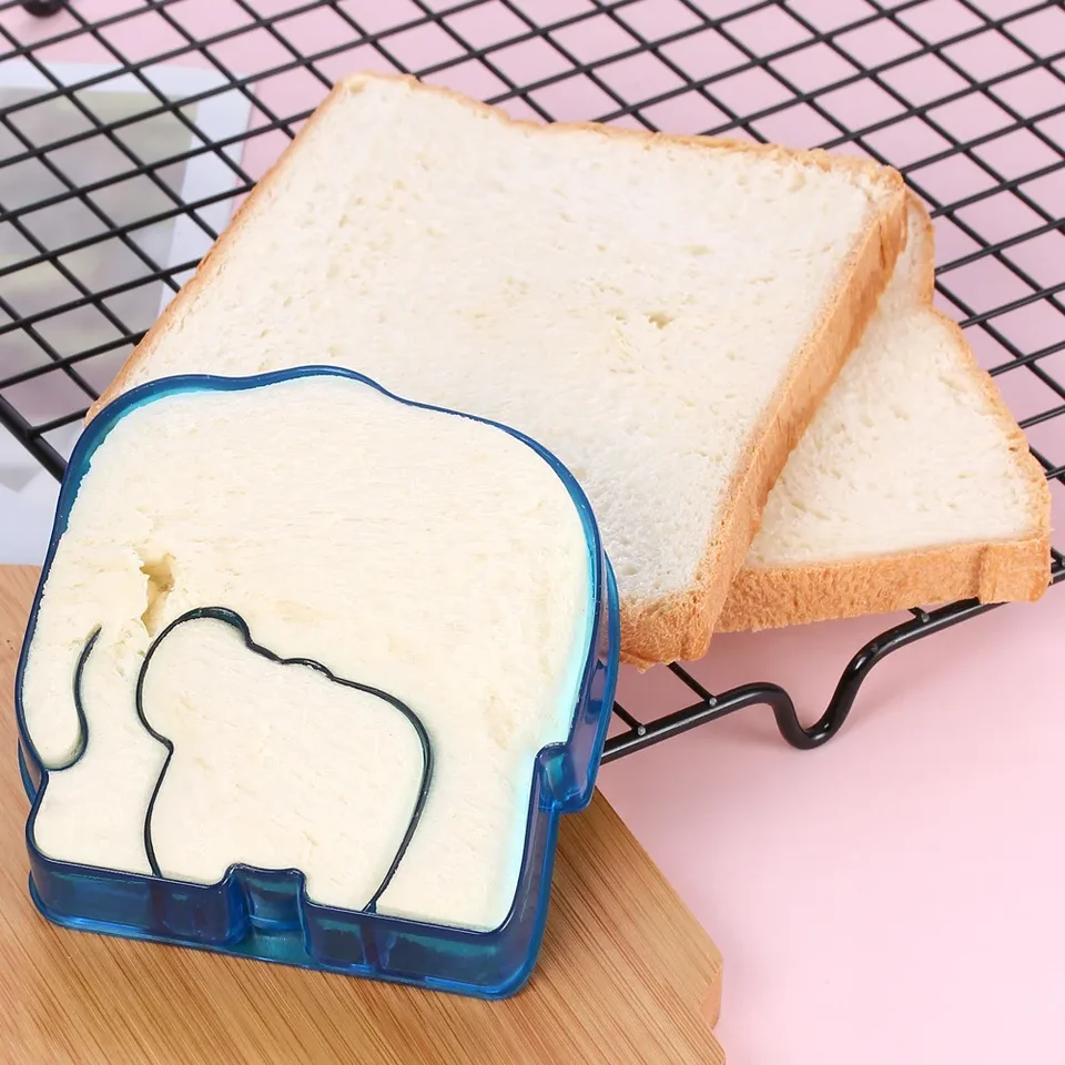 Sendvičová pleseň chleba pre deti, roztomilý tvar, ideálny pre bento, obedové škatule, doplnky