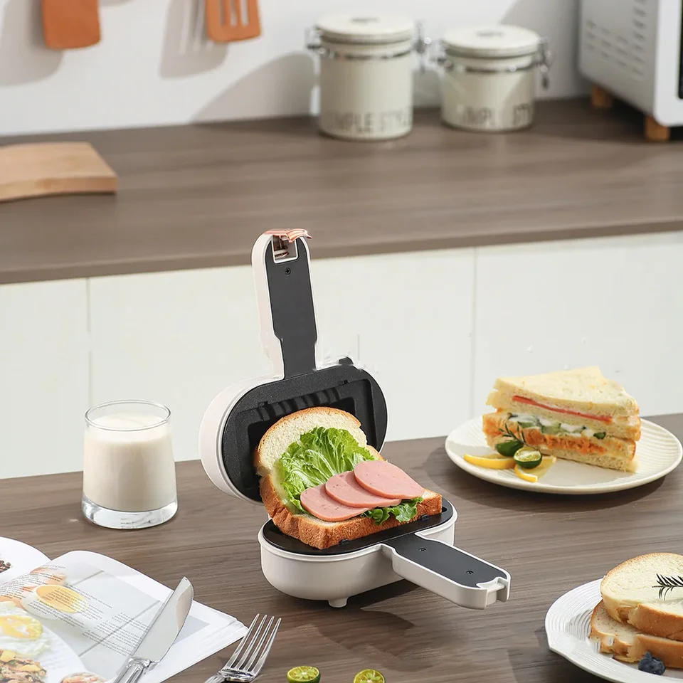 Sendvičový výrobca 1pc raňajkový stroj Toast hamburger Hot Dog Prenosná domáca internátová kancelária