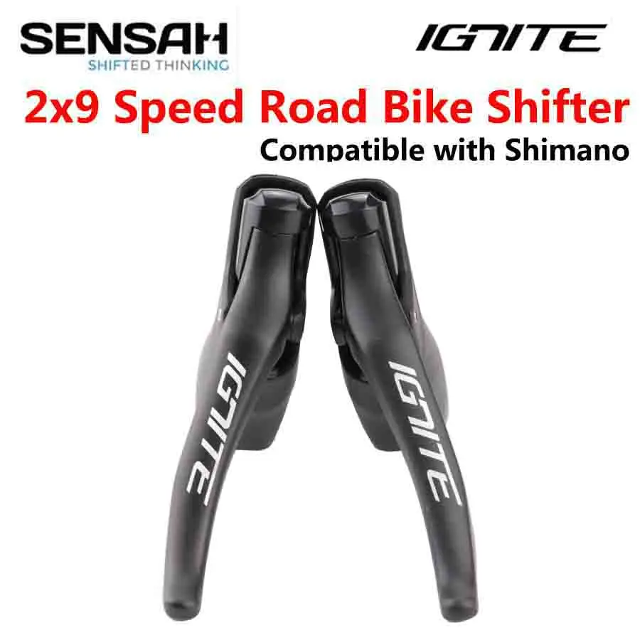Sensah Ignite STI 2x9 Speed ​​Road Bike Biktter Brzdenie Brzdia R7000 Tiagra Sora Sensah Empire Pro Sensah GroupSet 4700 5800