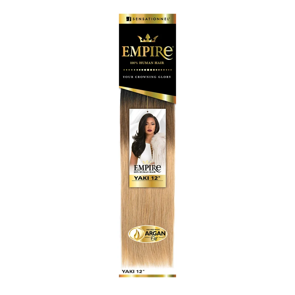Sensationnel Empire Human Hair tkanie jaki tkania - textúrovaný štýl, rýchla väzba, farebná väzba, dlhotrvajúca