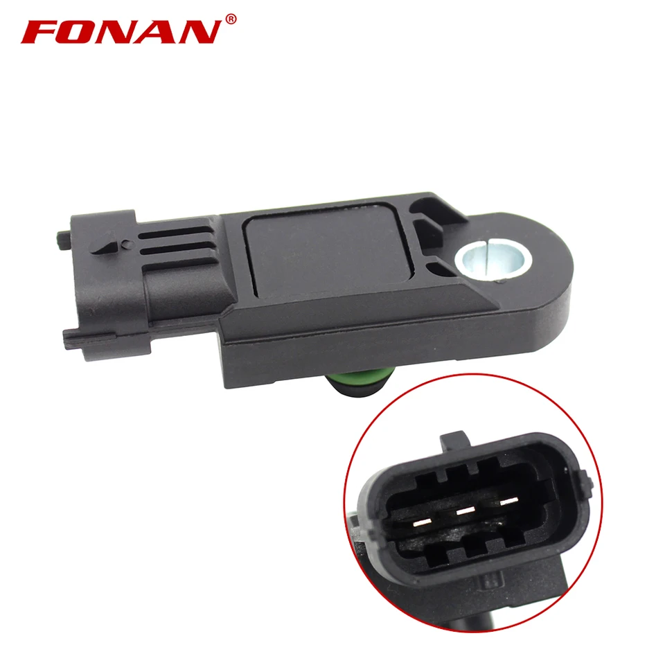 Senzor mapy pre Renault Megane III Grandtour KZ 2.0 16V benzín F4R870 2008 -2016 8200168253 0281002566