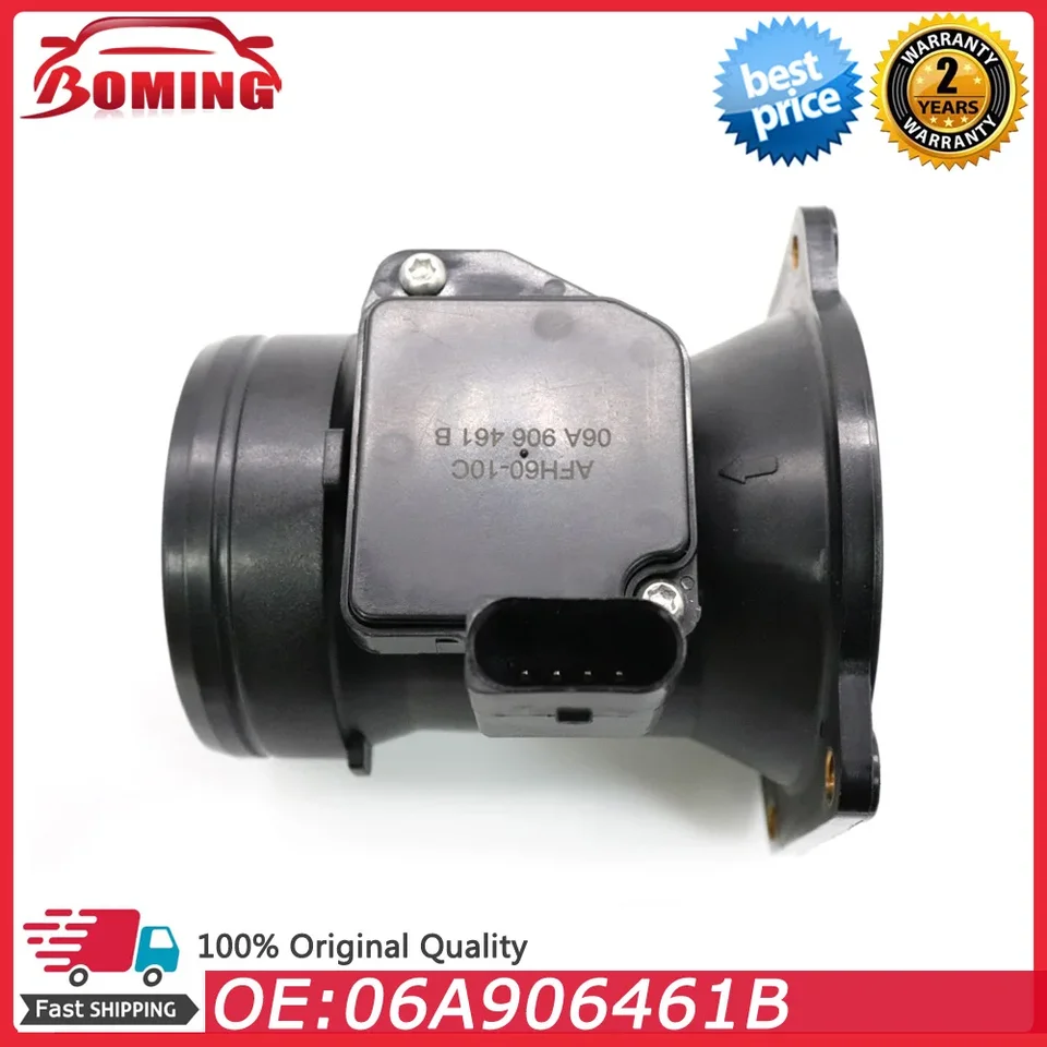 Senzor meracie prietoku vzduchu v aute 06a906461b pre Audi A3 A4 Q5 Bora pre golf nový chrobák Passat Polo Transporter Seda Seda 1.6 1.8