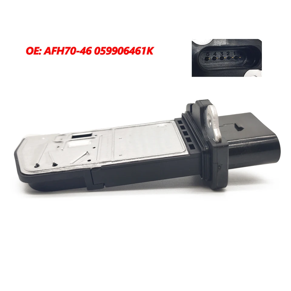 Senzor meracieho prietoku vzduchu MAF AFH70-46 pre Audi A4 A6 A8 Q7 Volkswagen VW Touareg 3.0 059906461K