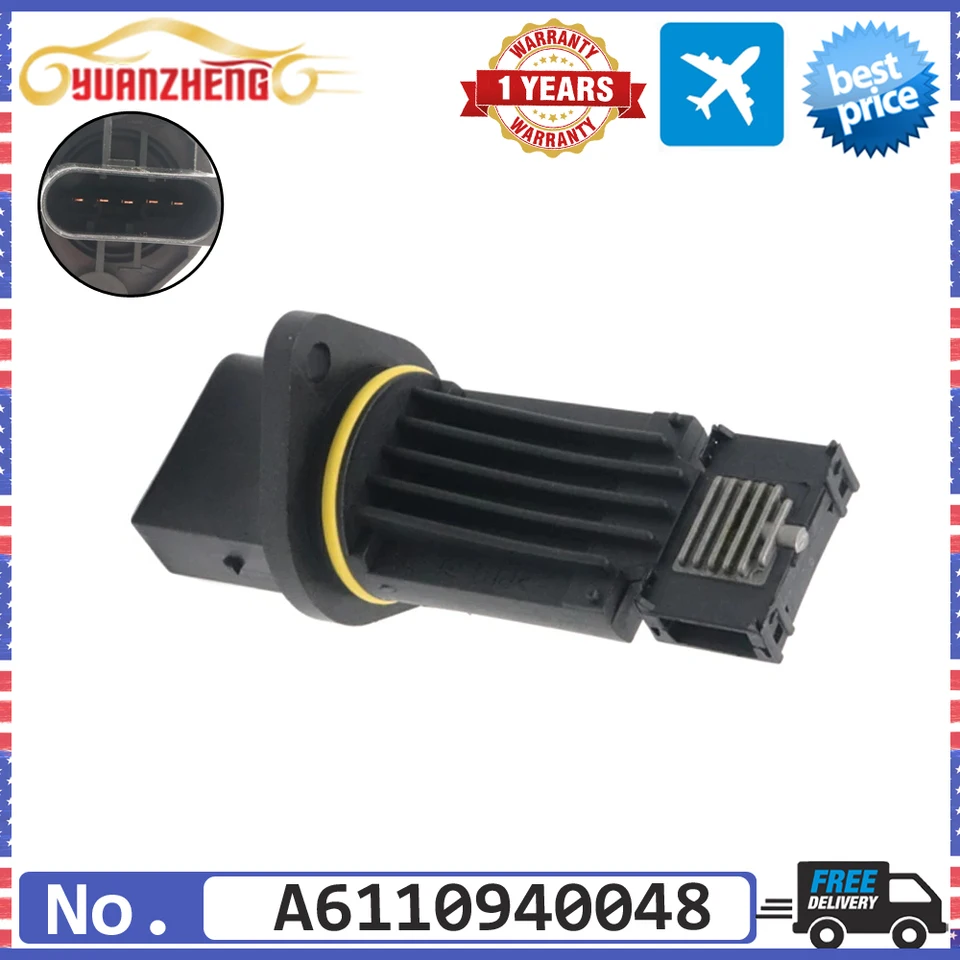 Senzor merača prietoku vzduchu MAF MAF A6110940048 pre Mercedes Benz W210 W203 CL203 S203 C209 S210 W463 W163 W220 W220 C Class Elass
