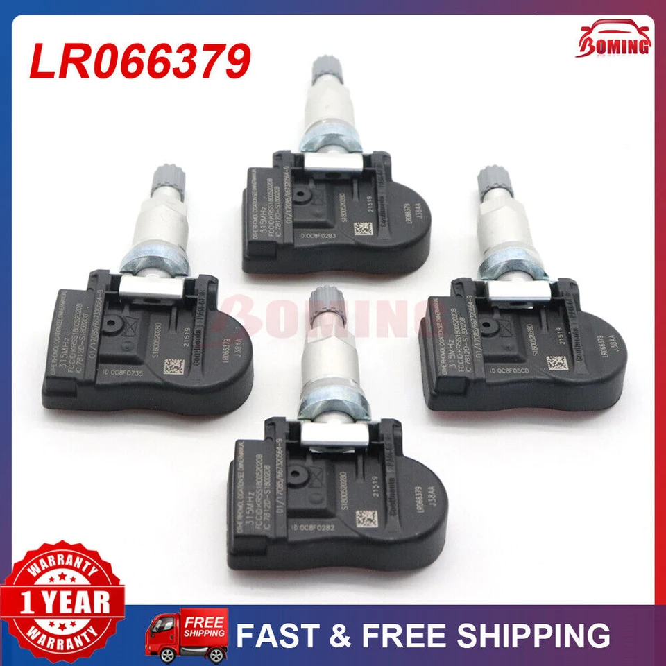 Senzor monitorovania tlaku TPMS LR066379 pre Land Rover Range Jaguar F-Type XJ XJR 2010-2018 315 MHz LR032833 LR031713