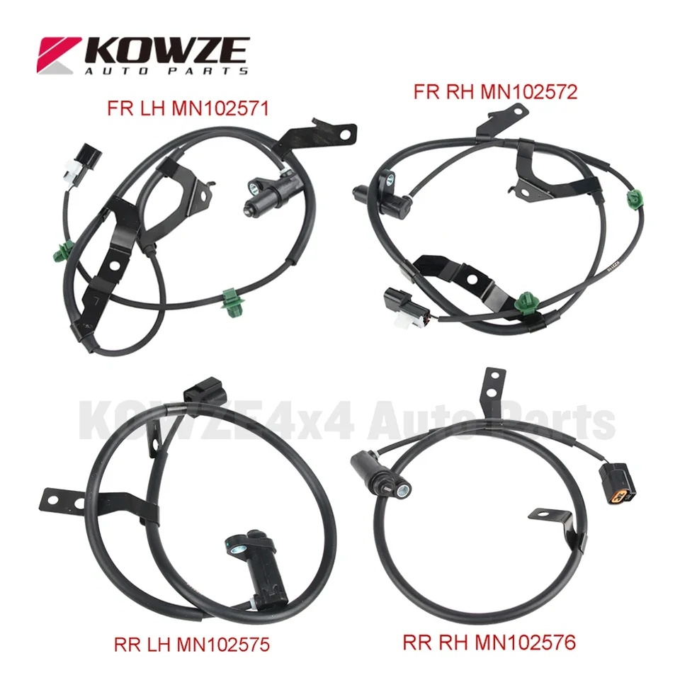 Senzor rýchlosti kolesa ABS pre Mitsubishi L200 Triton Hunter KA4T KA5T 4D56 4G64 2005-2015 MN102571 MN102572 MN102575 MN102576