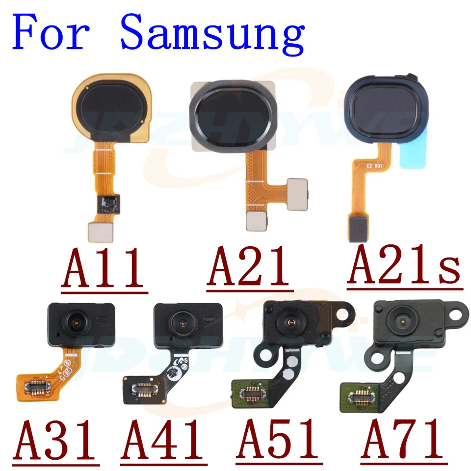 Senzor snímača odtlačkov prstov pre Samsung Galaxy A71 A51 A41 A31 A21 A11 A11S dotyk ID Pripojte domáci tlačidlo Flex Časť