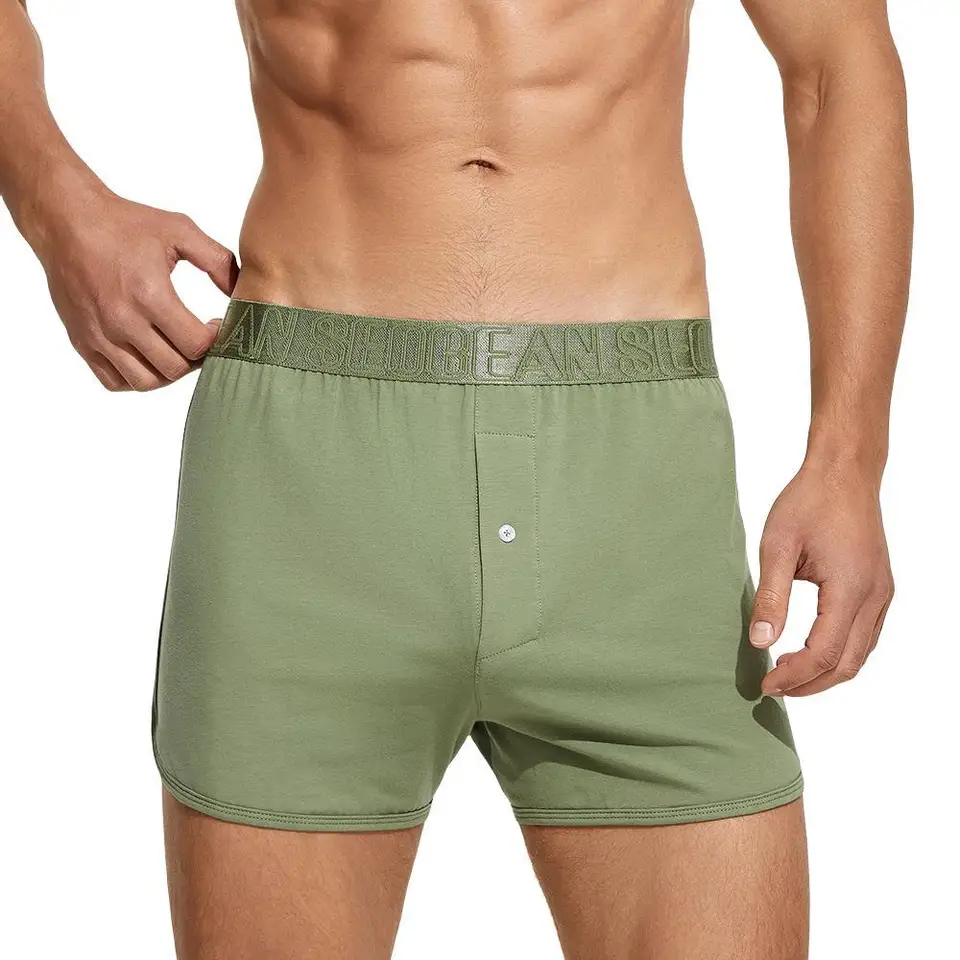 Seobean Cotton Pánsky boxer šortky Loungewear Underwear Loose Loose Fit spodky spánok