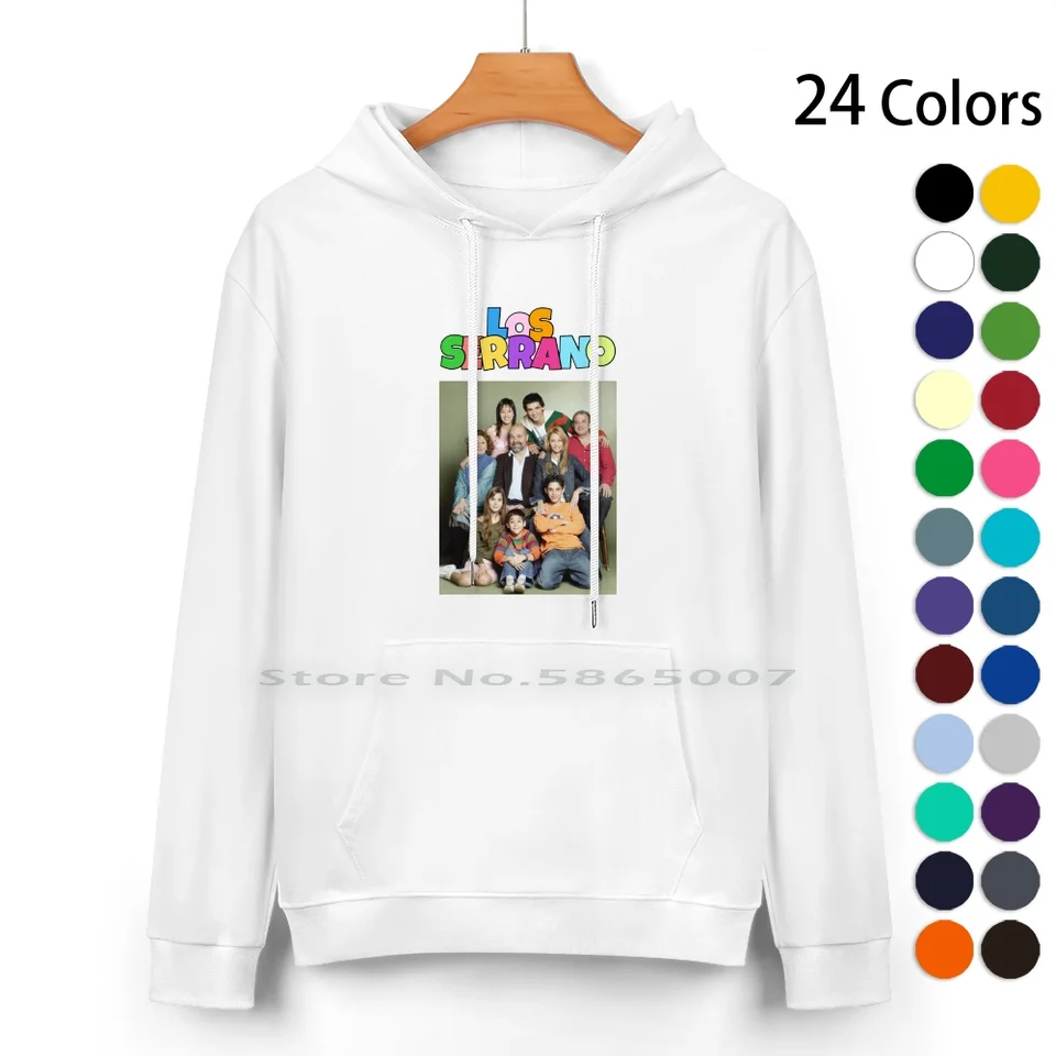 Serrano Series Cotton Hoodie Sweater 24 Farby Serrano Humor Serie Španielsko Antonio Besines Guille a Tete Marcos a Eva
