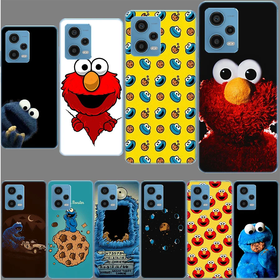 Sesame Street Funda pre Redmi Note 13 Pro+ 5G Plus 12 12C 10C 10A 9 9C 9C 9a 8a 7 7a K70 K60 K40 K20 PRO 6 6A TPU Soft Soft Cove