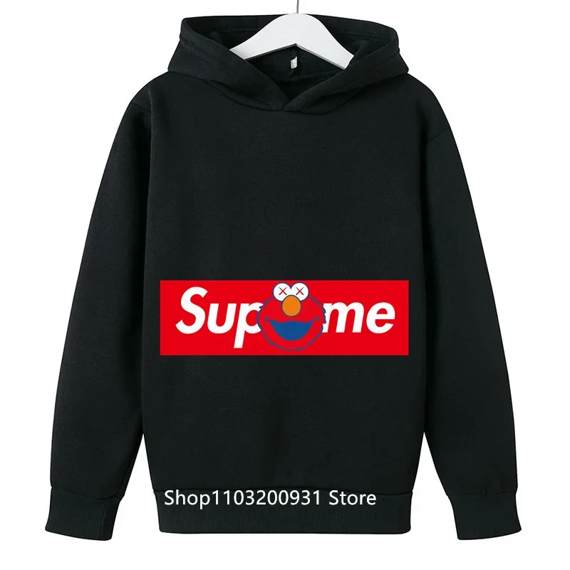 Sesame Street Hoodie Kids Fashion Children Dieťa chlapci oblečenie Sesame Street Strieška detské topánky Dievčatá Oblečenie sveter